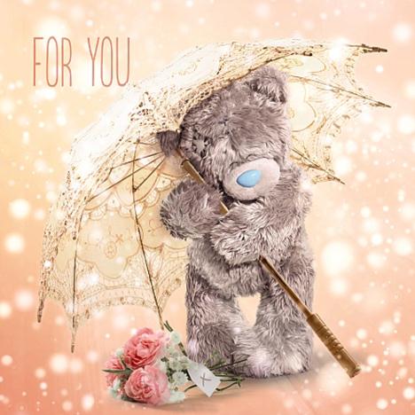 3D Holographic For You With Love Me to You Card £1.79